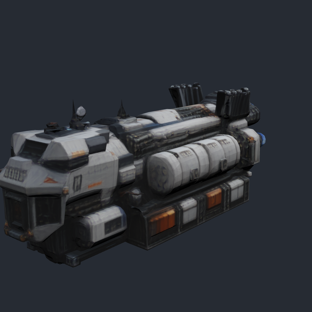 Rendered concept model of a Terran colony ship