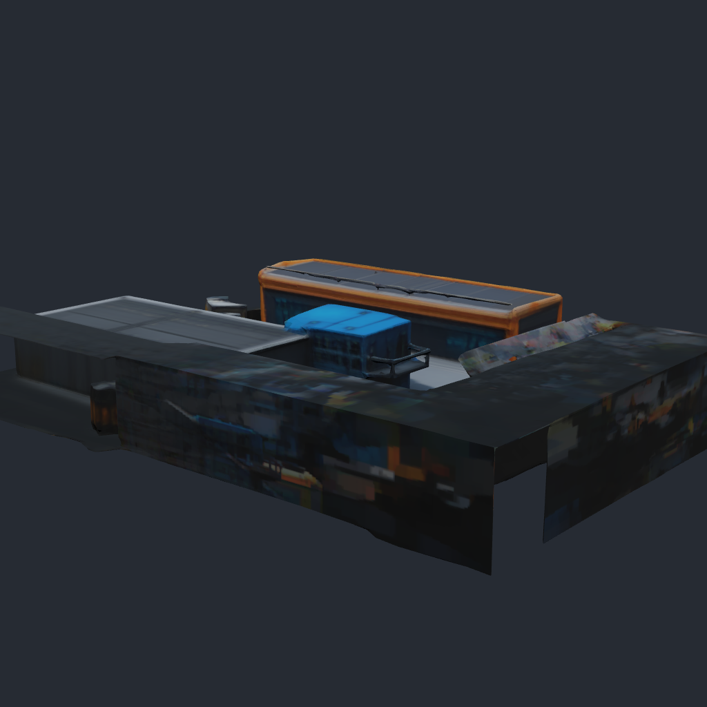 Food Distribution Center — colony utility facility 3D model