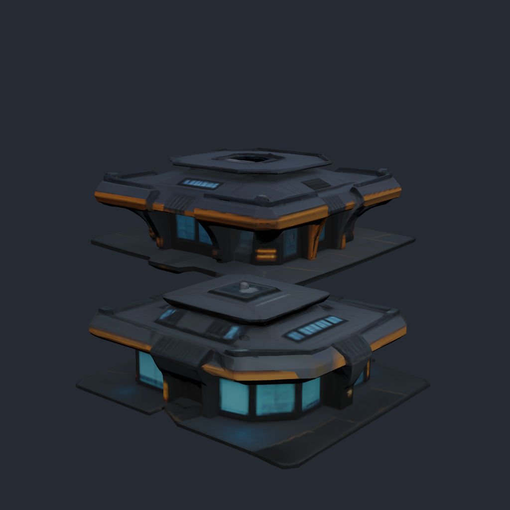Stores — colony utility facility 3D model