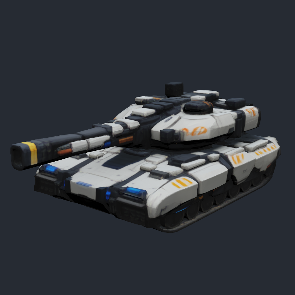 Rendered concept model of a Terran heavy tank