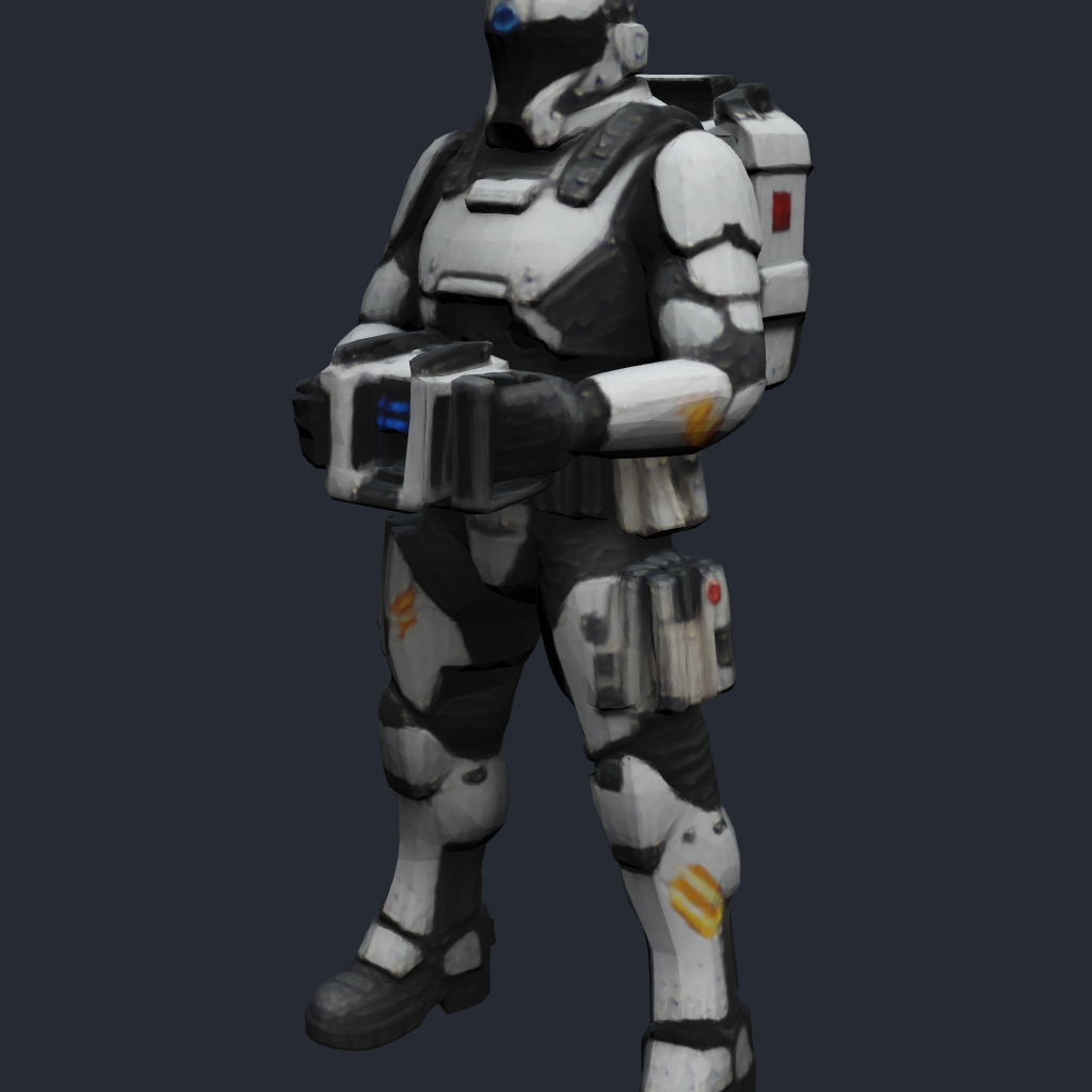 Rendered concept model of a Terran field medic