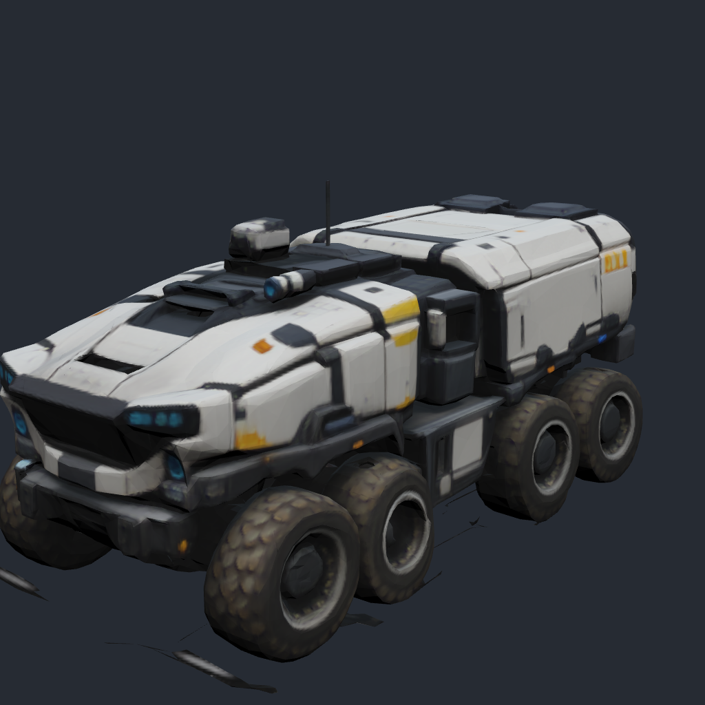 Rendered concept model of a Terran medical rover
