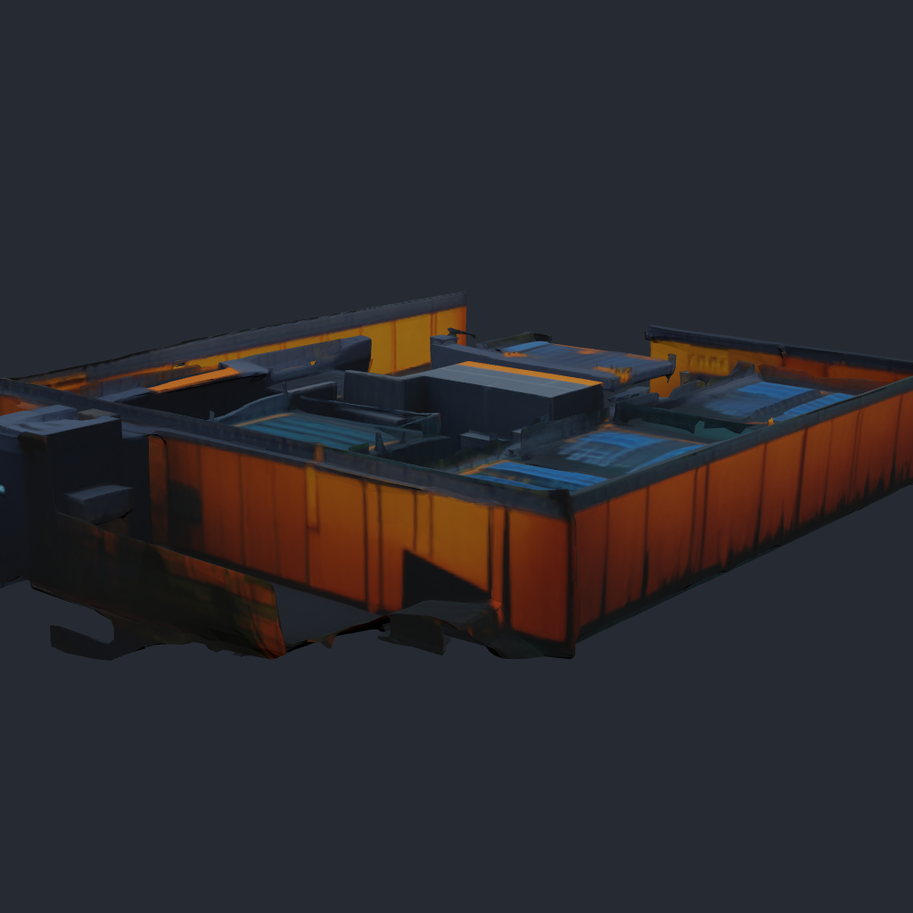 Battery — colony utility facility 3D model
