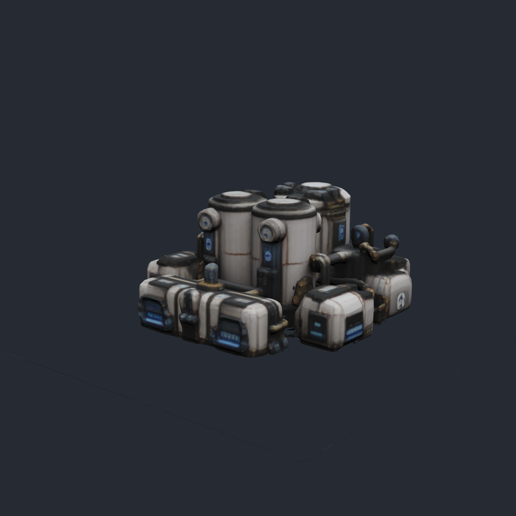 Rendered concept model of a Terran propellant storage depot