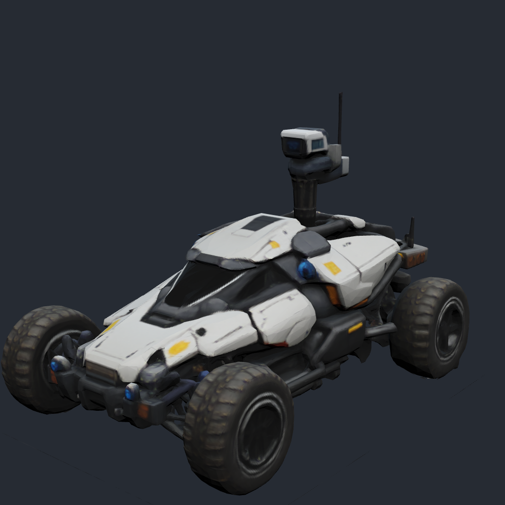 Rendered concept model of a Terran scout buggy