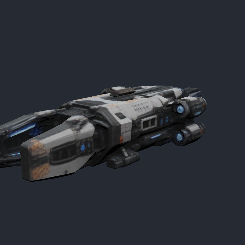 Rendered concept model of a Terran space station mover
