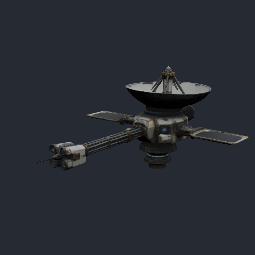 Rendered concept model of a Terran survey satellite