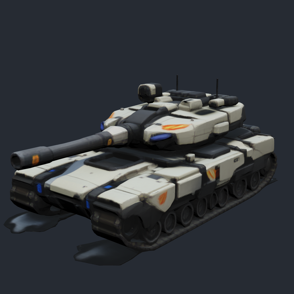 Rendered concept model of a Terran tank