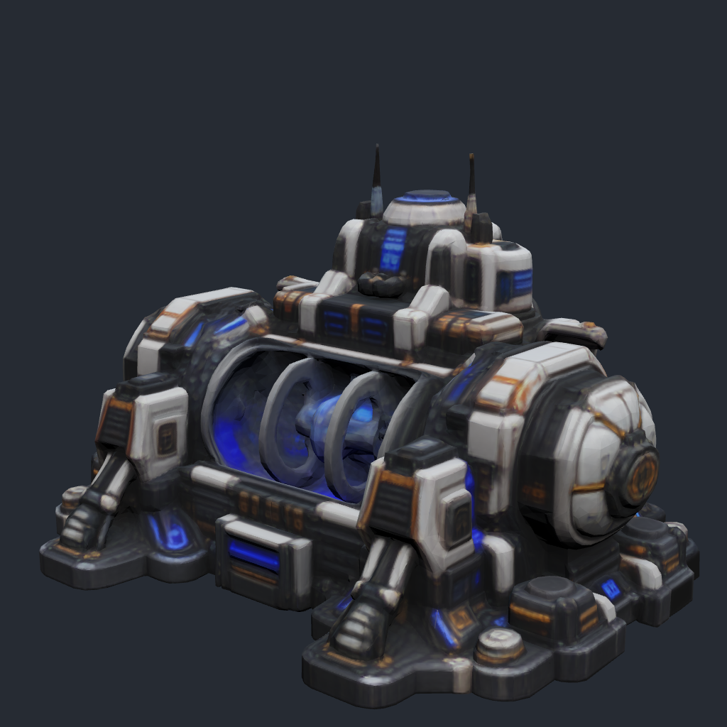 Rendered concept model of a Terran underwater tidal power generator