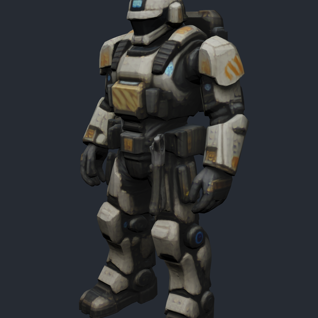 Rendered concept model of a Terran worker